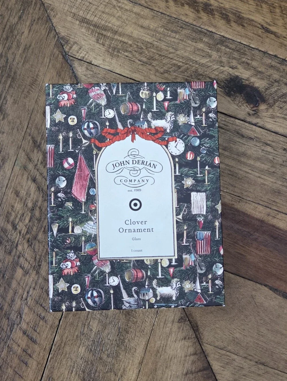 John Derian For Target Four-Leaf Clover Glass Christmas Tree Ornament